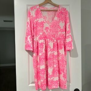 Lily Pulitzer anniversary toile dress